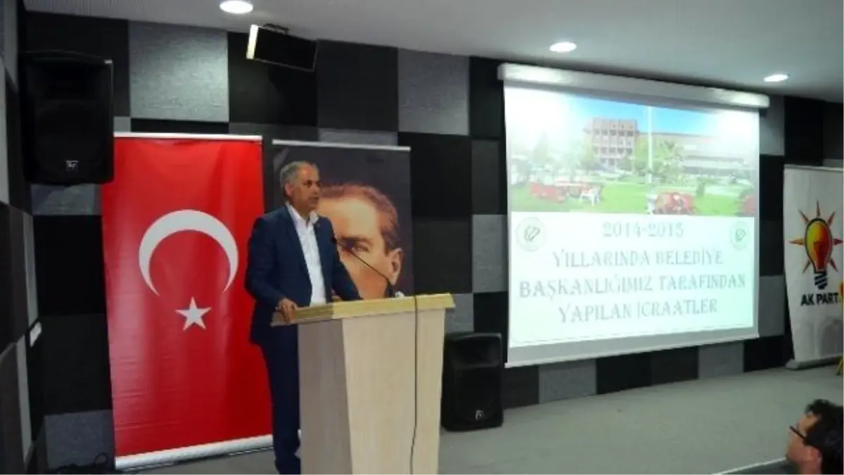 AK Parti İl Danışma Toplantısında Bayırköy Belediyesi Anlatıldı