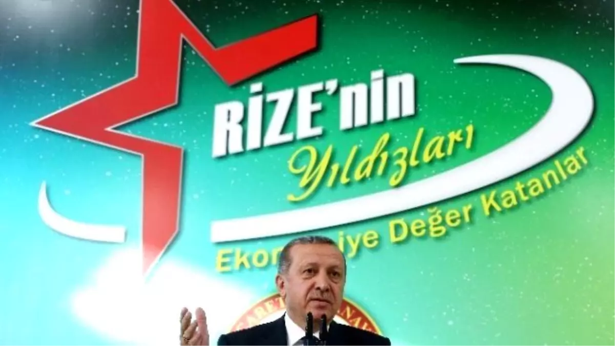 Cumhurbaşkanı Recep Tayyip Erdoğan Rize\'de