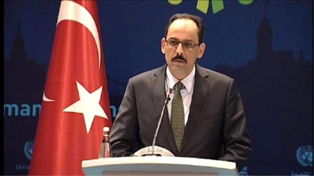 İbrahim Kalın, Dünya İnsani Zirvesi (Diz) Sözcüsü Verhoosel ile Basın Toplantısı Düzenledi