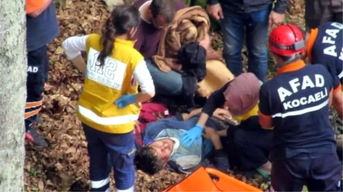 Ormanda Odun Kesen Genç 30 Metrelik Uçuruma Yuvarlandı