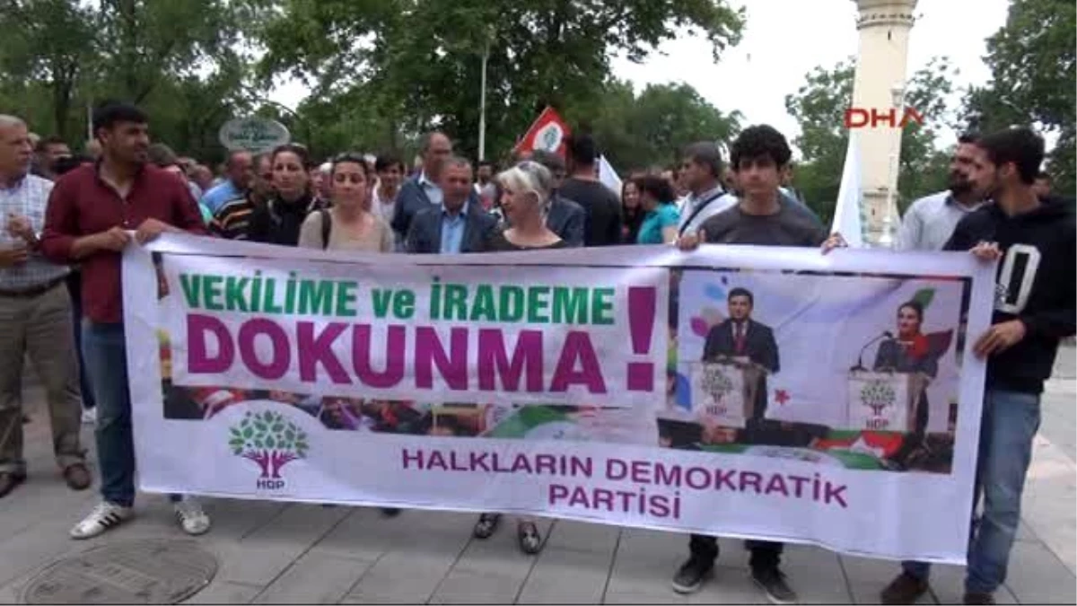Gaziantep\'te Hdp\'lilerden Dokunulmazlık Protestosu