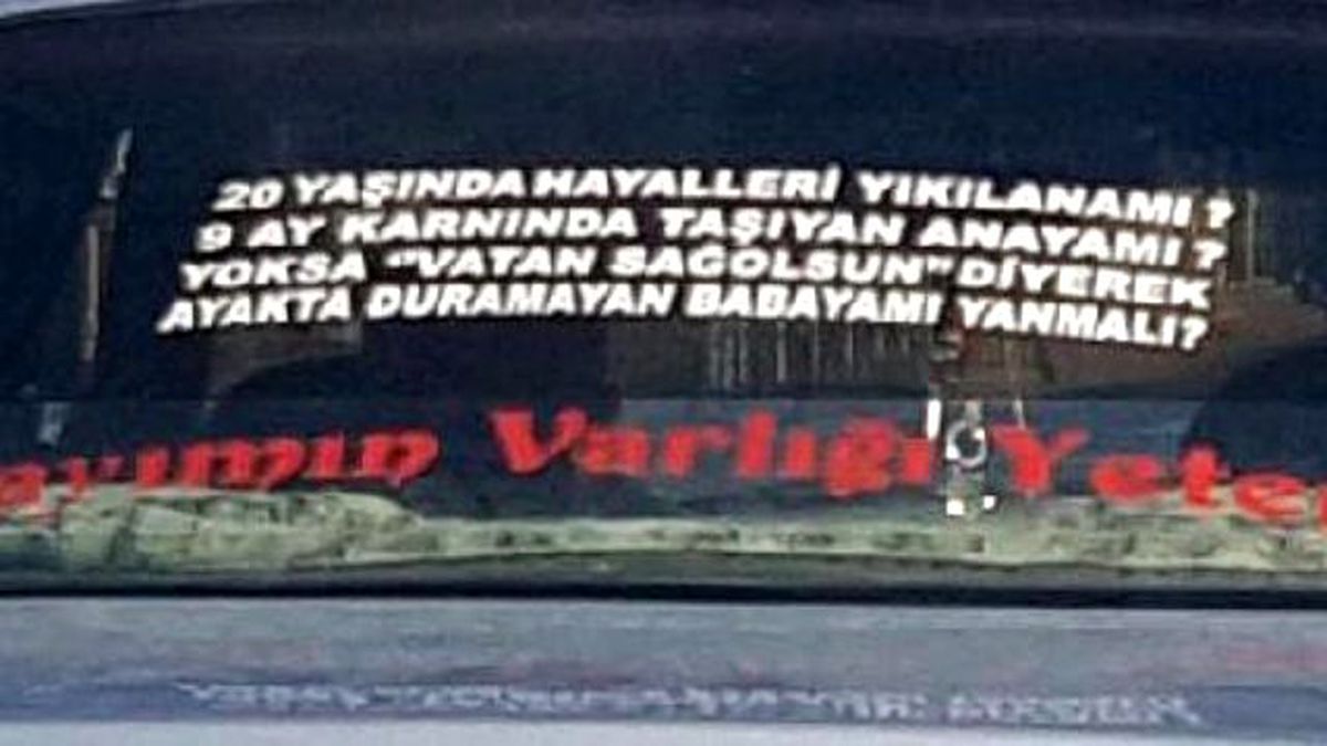 Şehitlere Ağıtlı Araç Yazısı