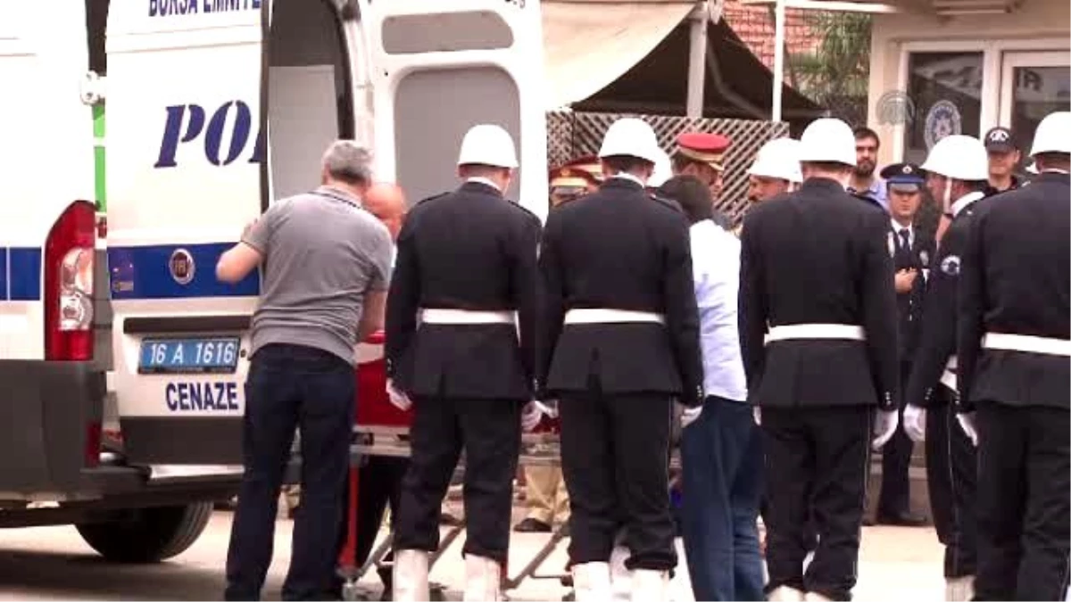Trafik Kazasında Şehit Düşen Polis Memuru Servet Ildız İçin Tören - Bursa