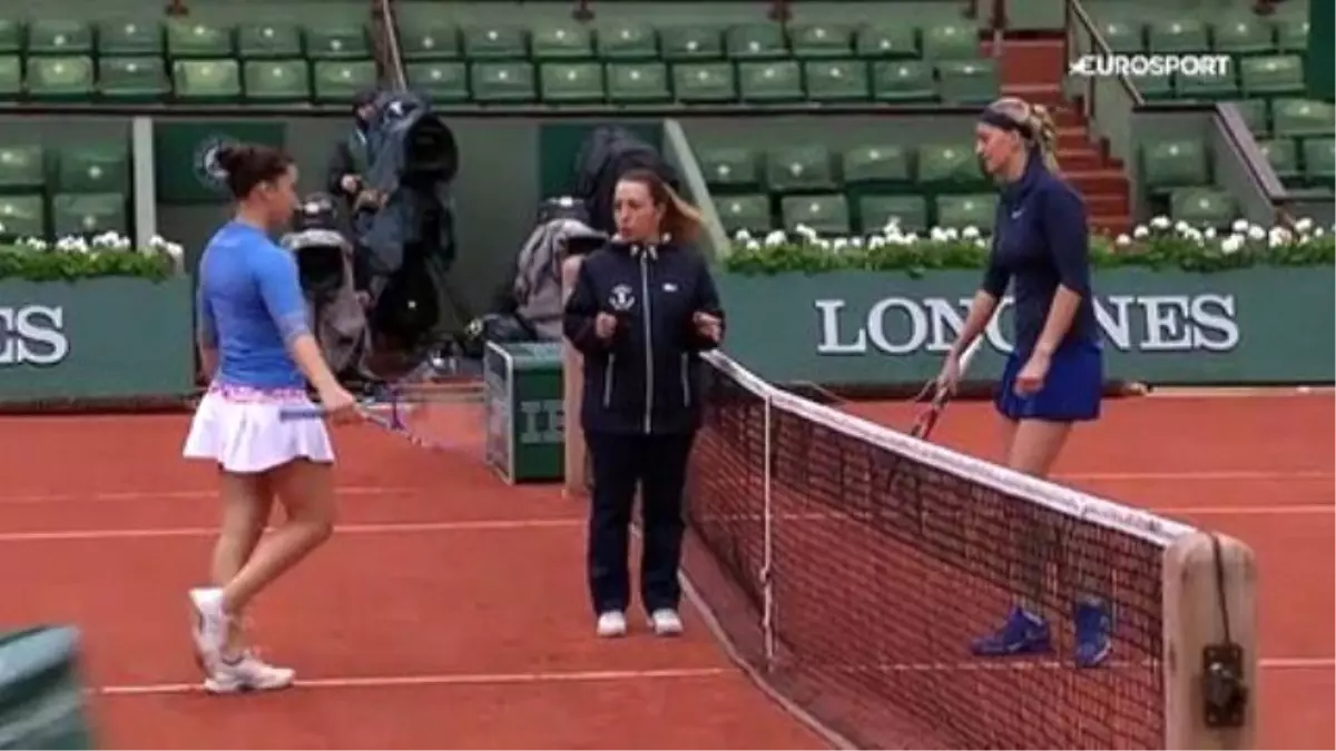 Roland Garros: Danka Kovinic - Petra Kvitová: 1-2 (Özet)