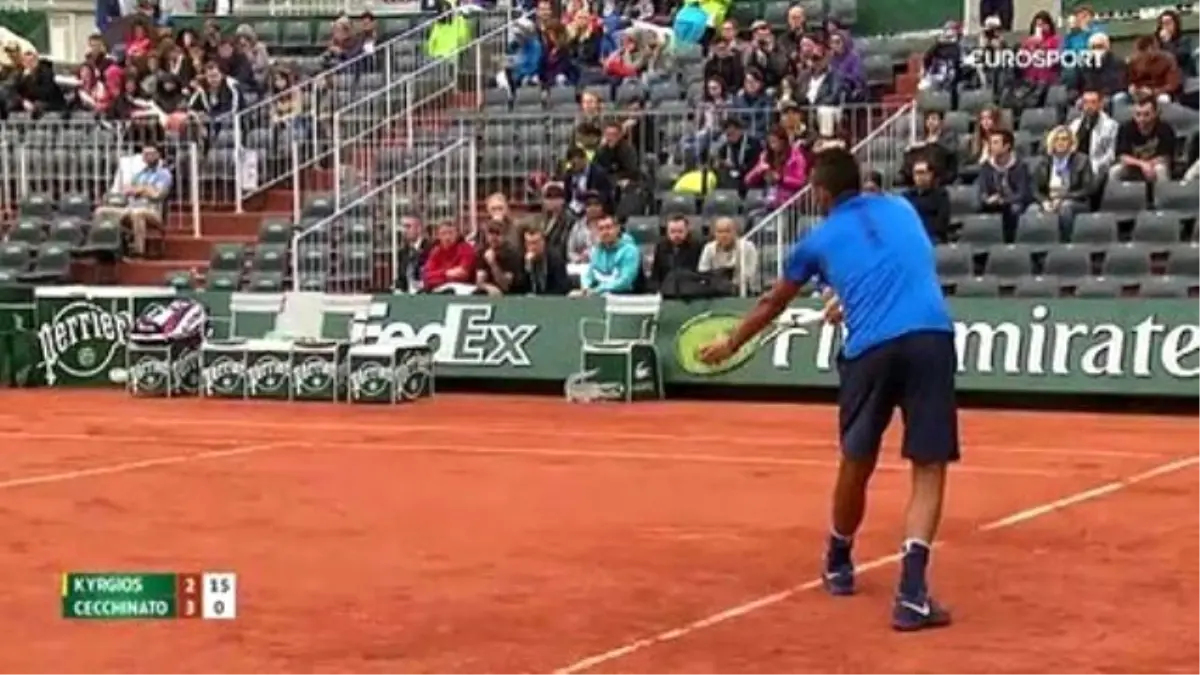 Roland Garros: Nick Kyrgios - Marco Cecchinato: 3-0 (Özet)