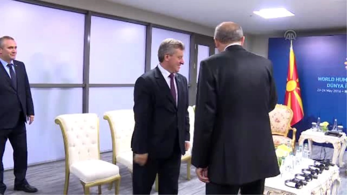Cumhurbaşkanı Erdoğan, Makedonya Cumhurbaşkanı İvanov ile Görüştü