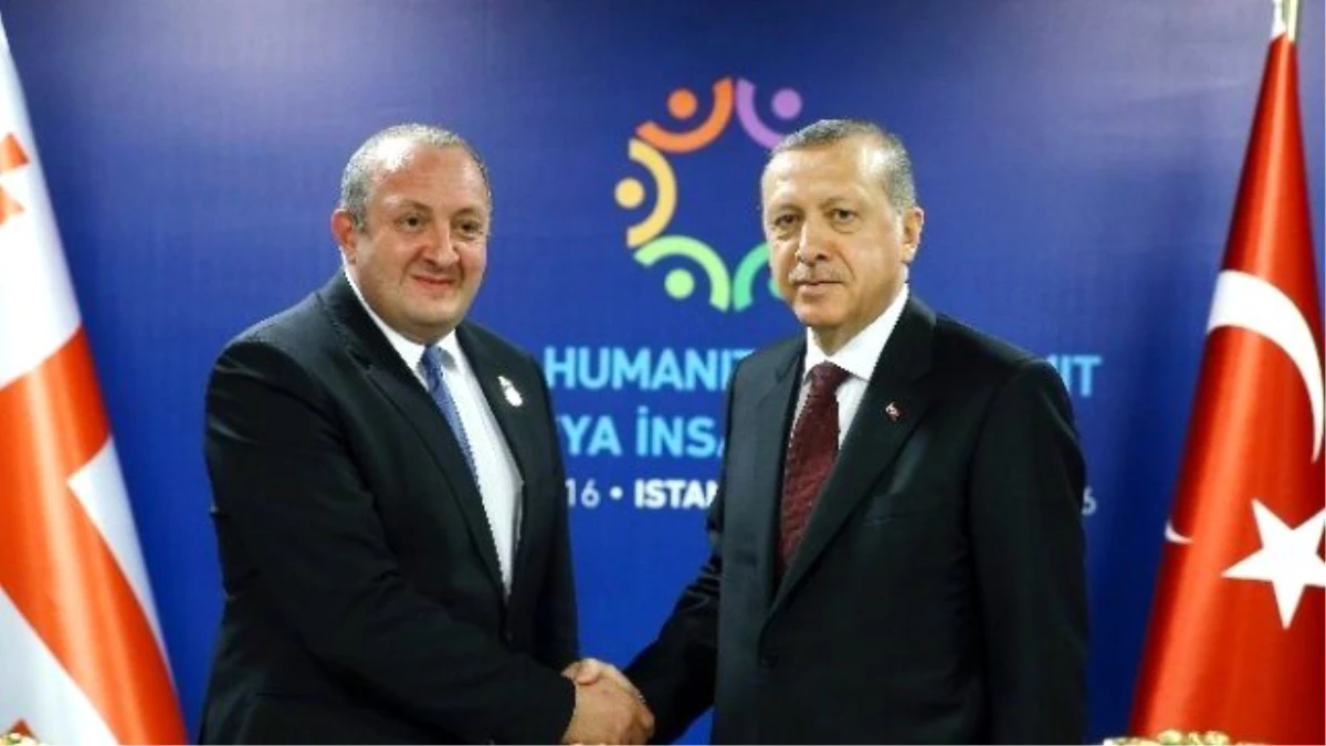 Cumhurbaşkanı Erdoğan, Margvelashvili ile Görüştü