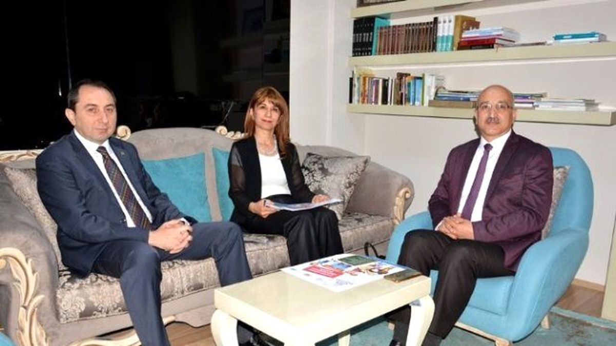Rektör Alkan\'dan Büyük\'e Ziyaret