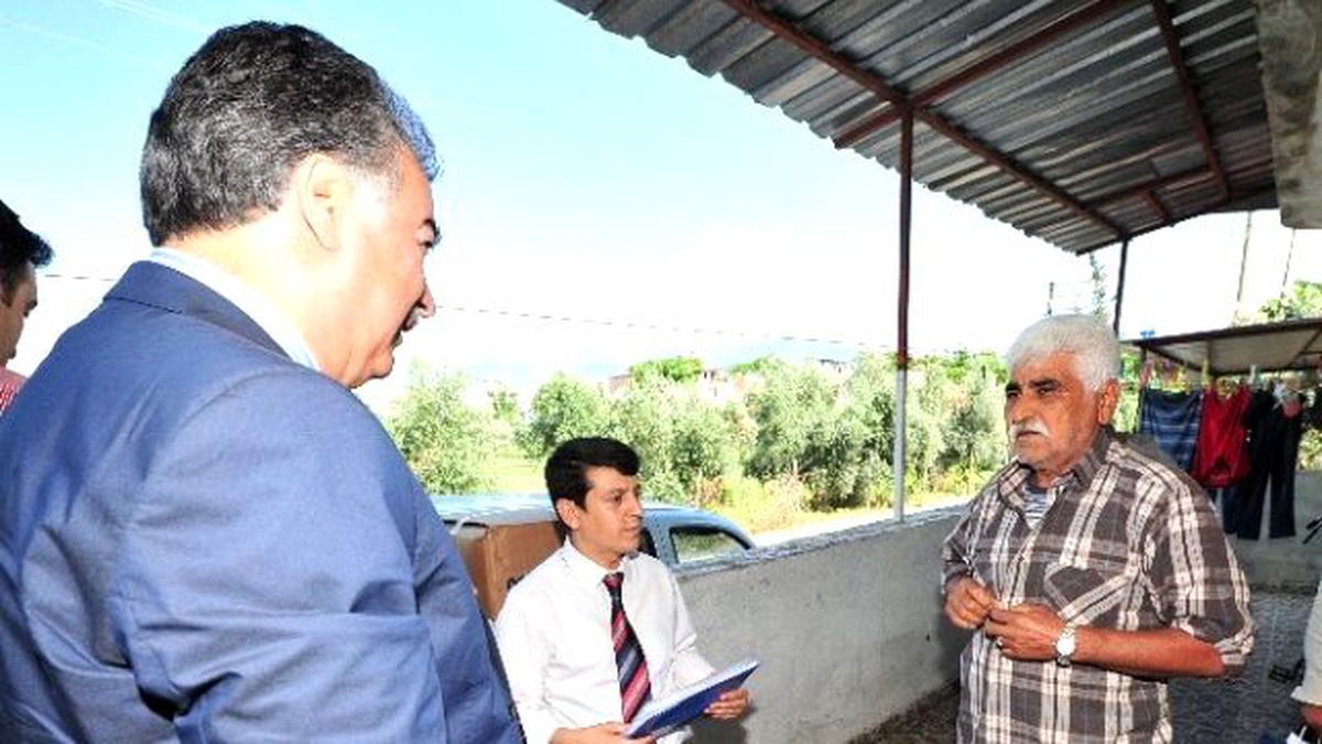 Vali Kerem Al, Suriyeli Yoksul Aileleri Ziyaret Etti