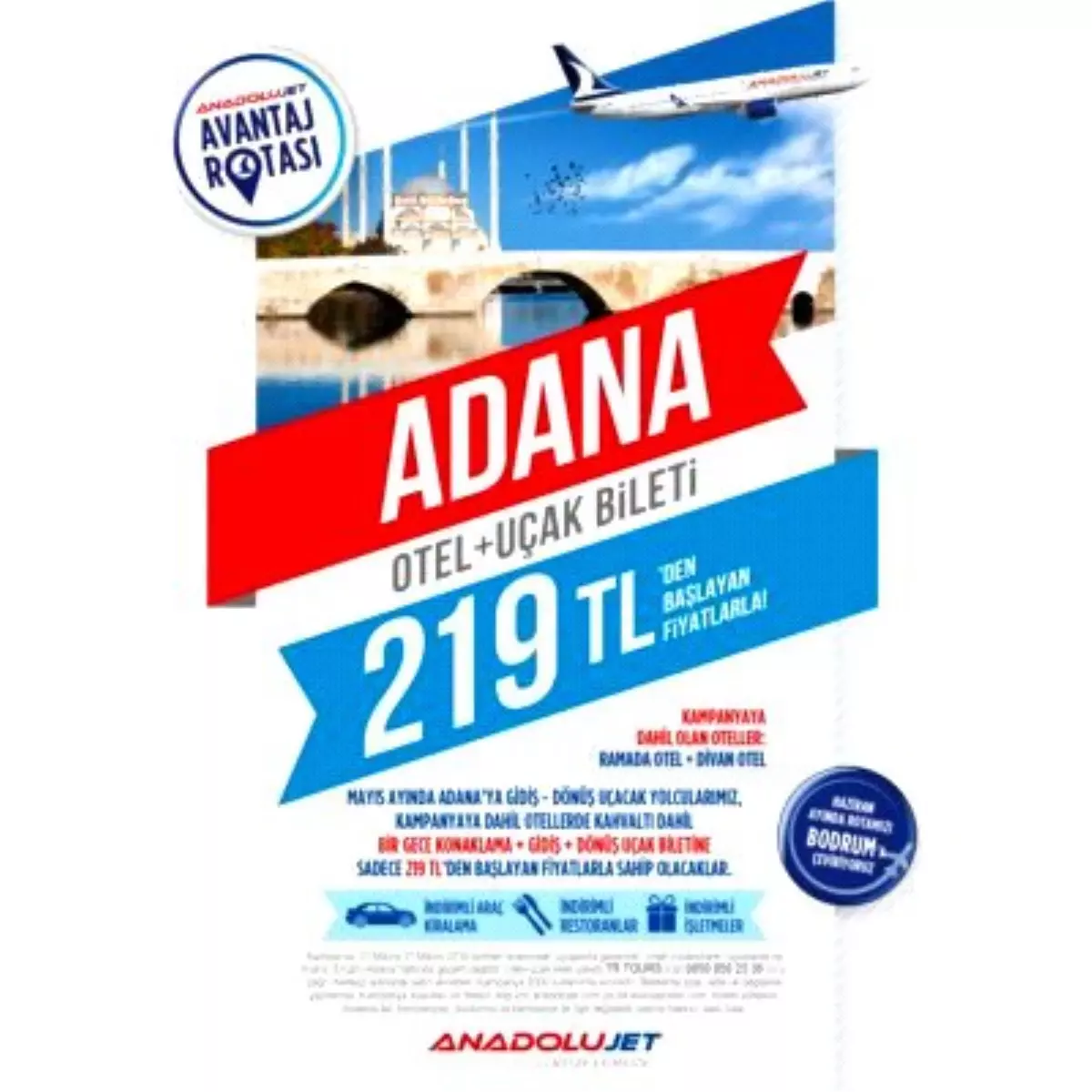 Anadolujet\'ten Adana\'ya Özel Bahar Tatili Fırsatı