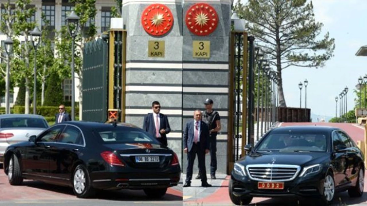 Binali Yıldırım Saray\'a Sivil Geldi, Makam Aracıyla Çıktı