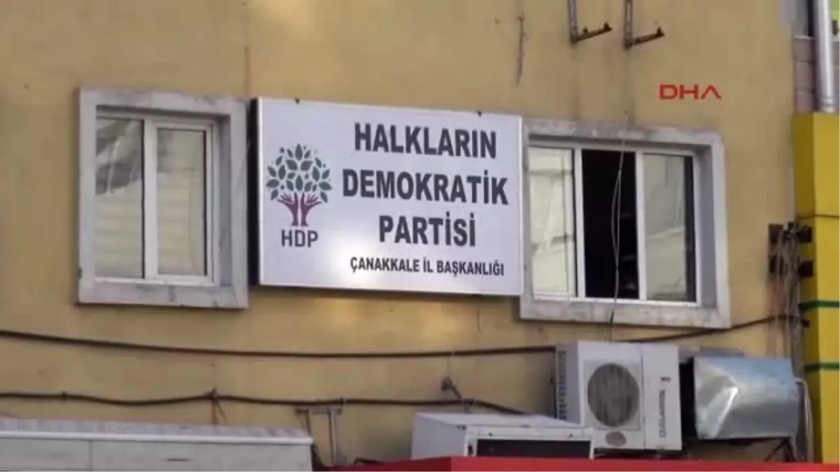 Çanakkale Hdp İl Başkanlığı\'nda Arama