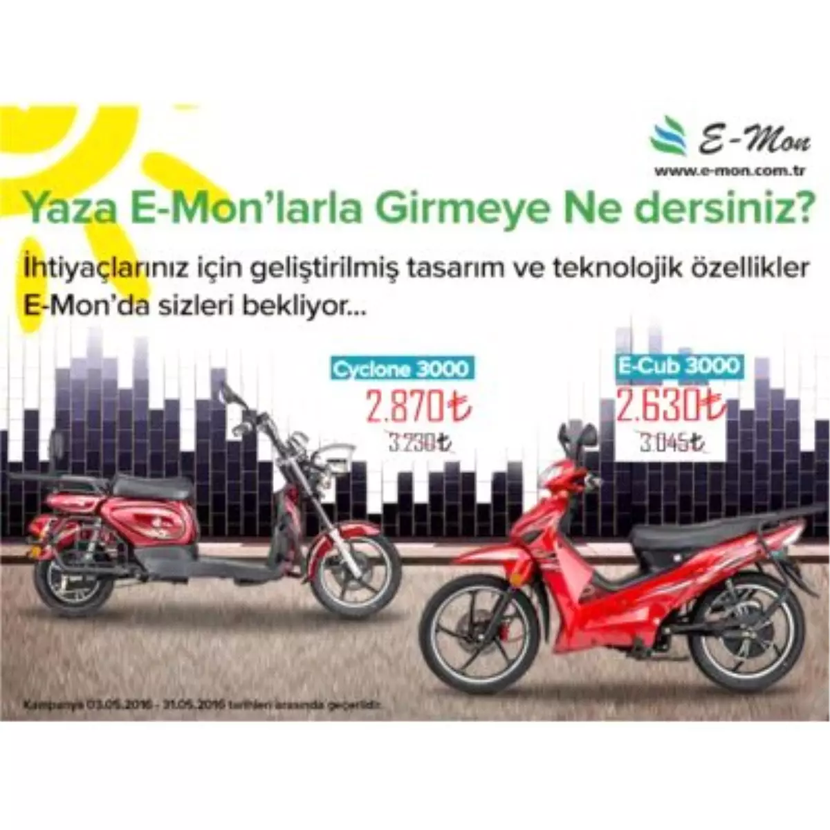 E-Mon\'da Mayıs Ayı Fırsatları Başladı