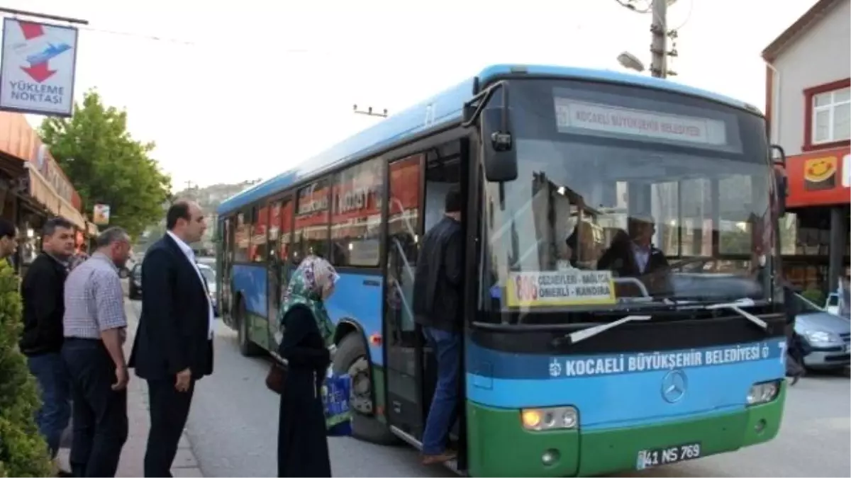 Kandıra Köylerine Yeni Hat Seferleri Başladı