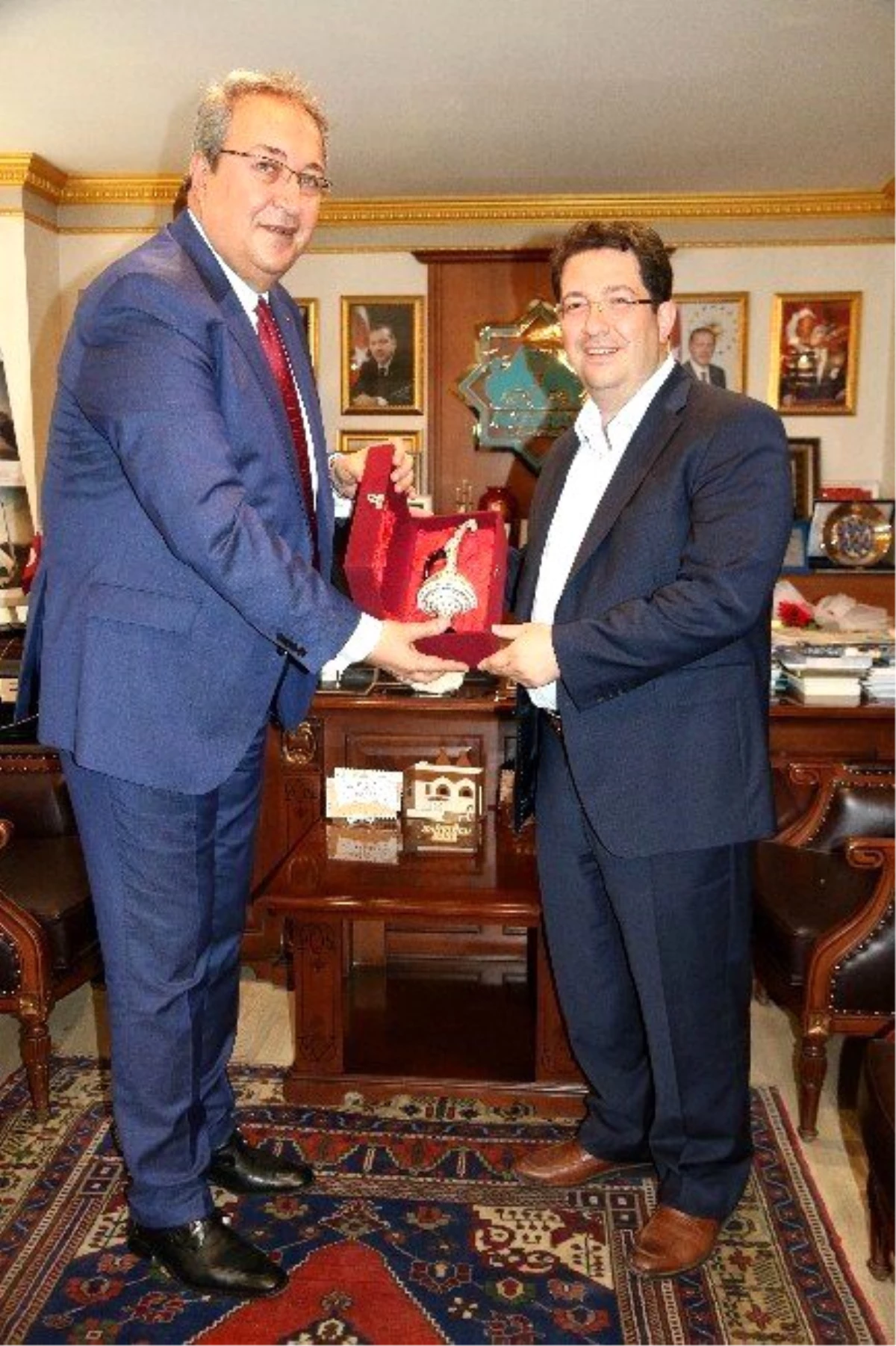 Nevşehir Belediye Başkanı Ünver\'den Başkan Yazgı\'ya Ziyaret