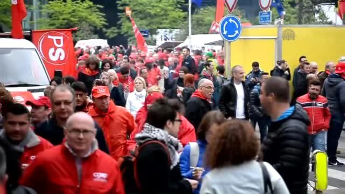 Protesto Gösterilerine Polis Müdahalesi - Brüksel