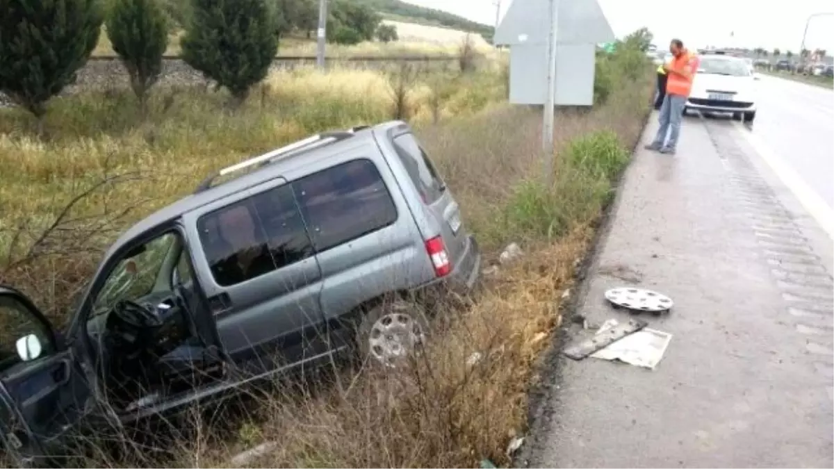 Saruhanlıda Trafik Kazası: 1 Yaralı