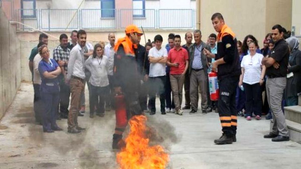 Bartın Afad\'dan Yangın Eğitimi