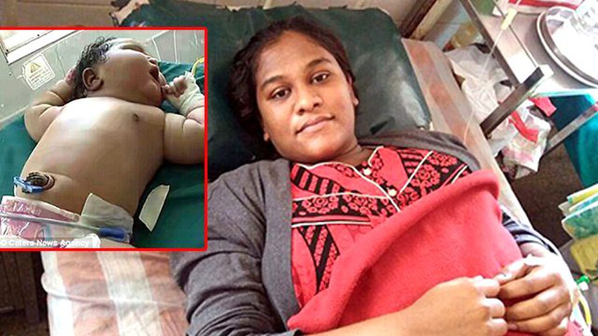 Hindistan'da 19 Yaşındaki Anne Dünyanın En Ağır Bebeğini Doğurdu