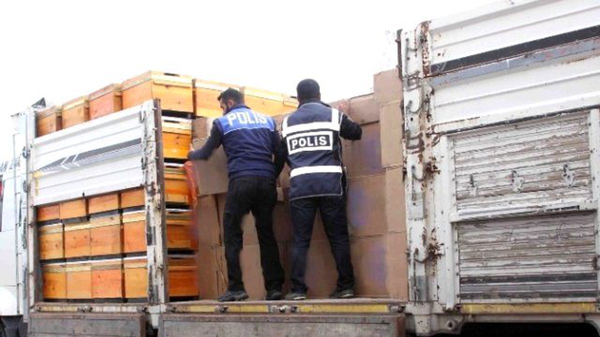 Erzincan\'da 99 Bin 500 Paket Kaçak Sigara Ele Geçirildi