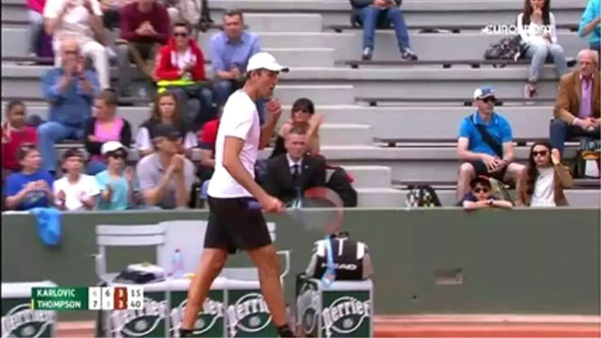 Roland Garros: Ivo Karlovic - Jordan Thompson (Öezt)