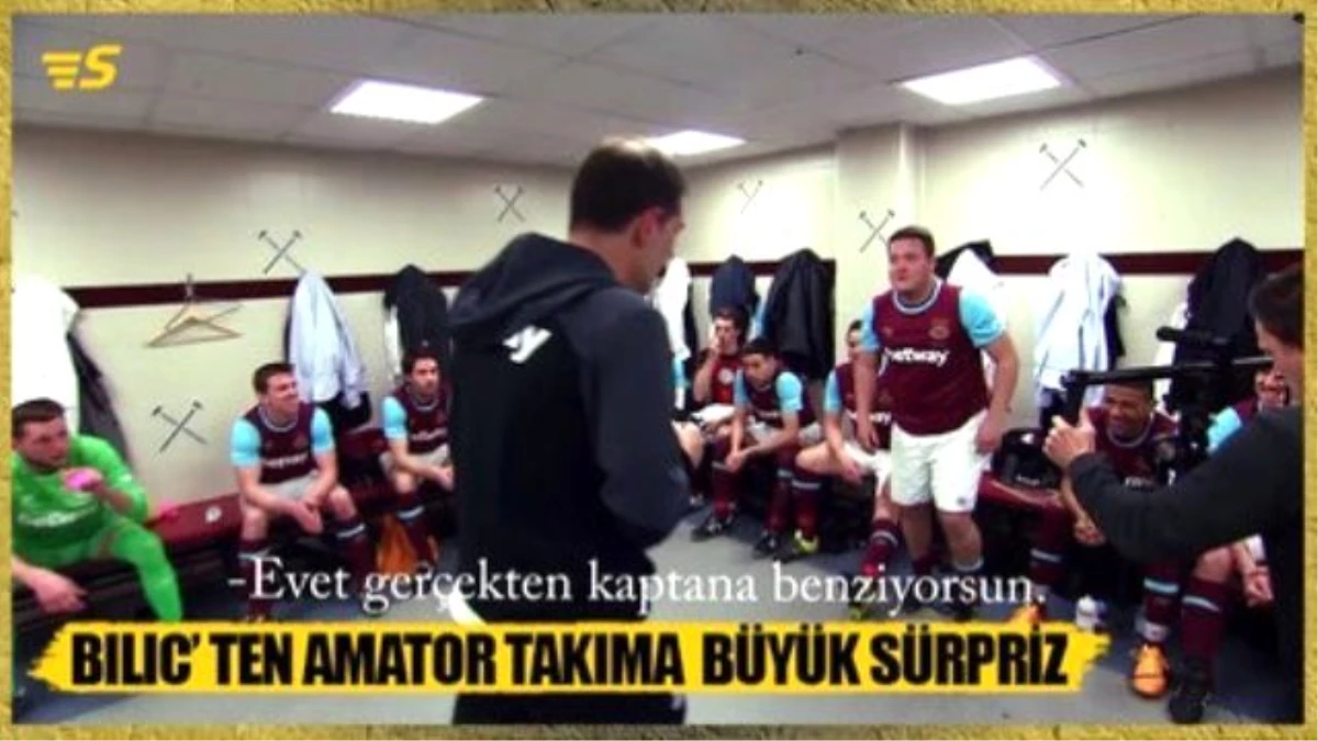 Bilic\'den Amatör Oyunculara Sürpriz