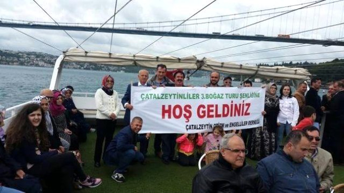 Çatalzeytinliler Boğaz Turunda Buluştular