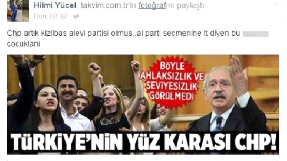 CHP\'den Eski Ak Partili Yöneticinin Kılıçdaroğlu\'na Küfür Etmesine Tepki