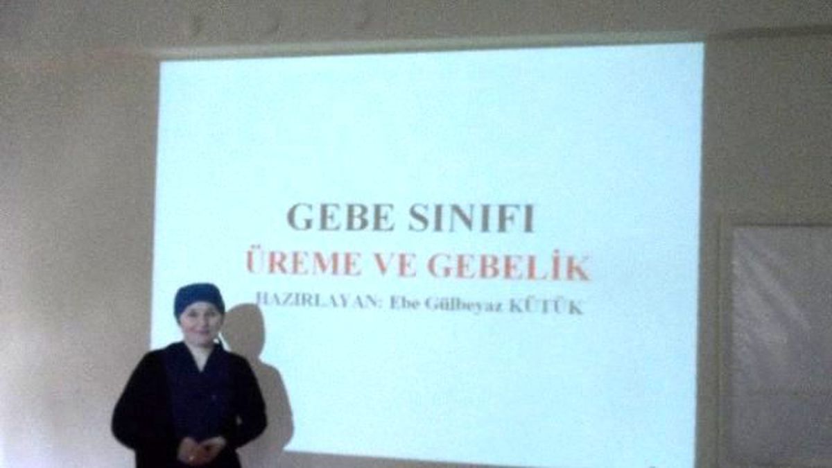 Gökçeada Devlet Hastanesi\'nde Gebe Eğitimi