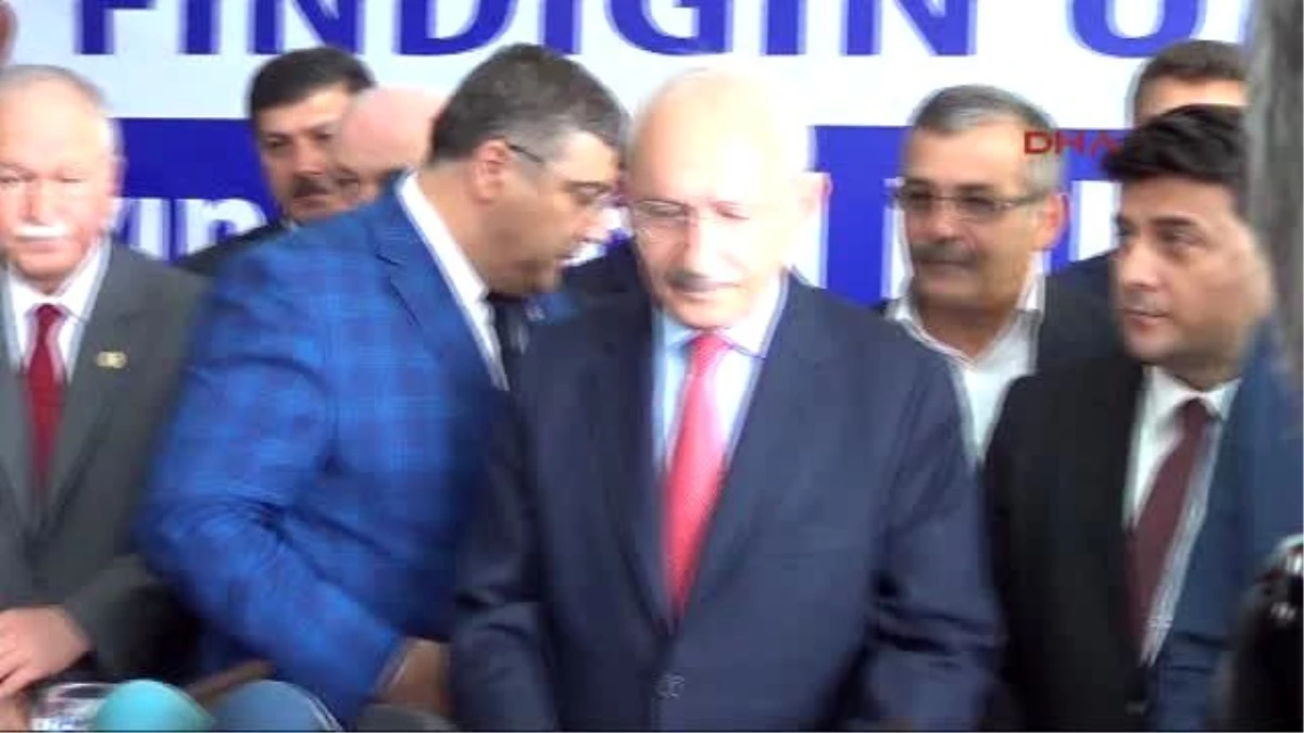 Ordu CHP Genel Başkanı Kılıçdaroğlu: Fındık Kanunu Yetersiz