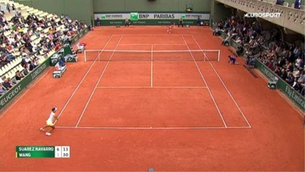 Roland Garros: Suarez Navarro - Qiang (Özet)