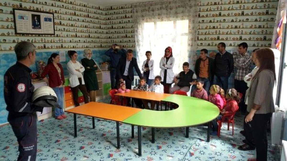 Siverek İtfaiyesinden Yangın Eğitimi