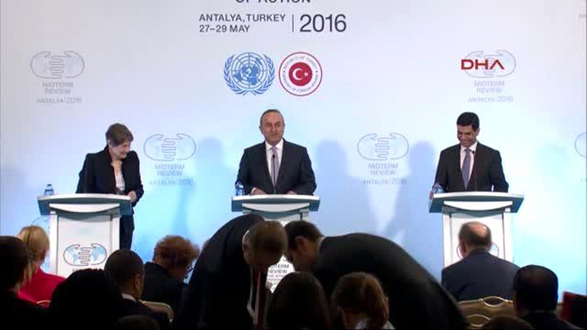 Antalya Çavuşoğlu\'ndan \'Ypg Arması\' Açıklaması Müttefikimizin Terör Örgütünün Armasını Kullanması...