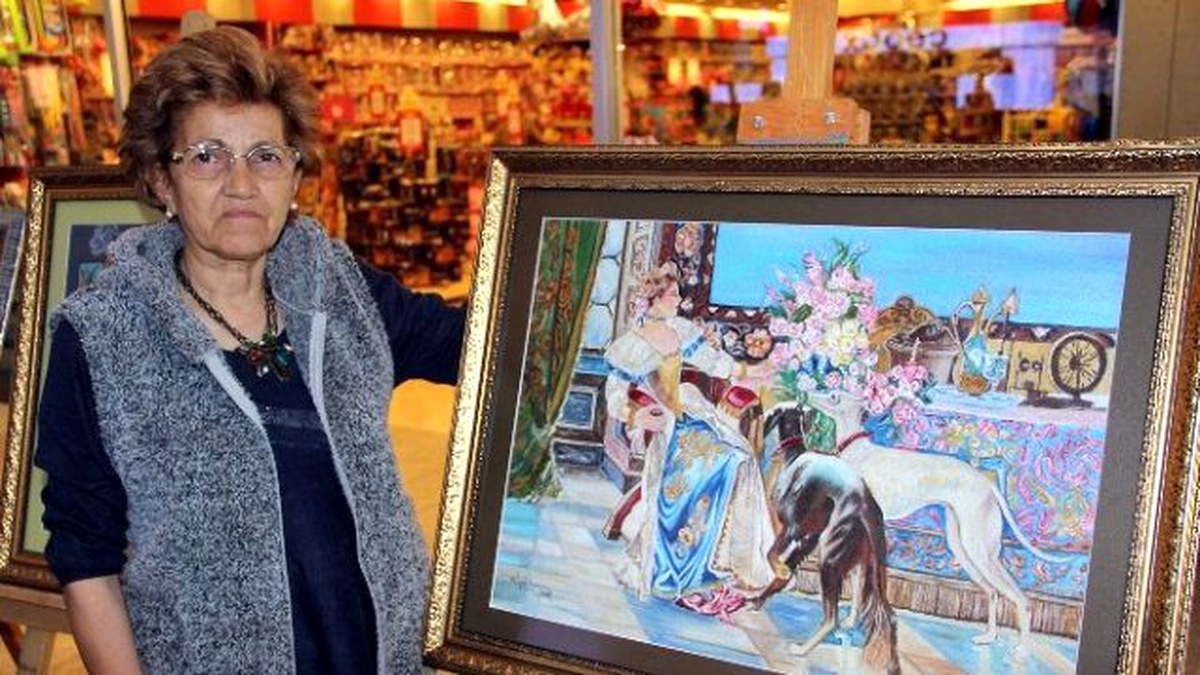 Emekli Öğretmen 3 Yıl Boyunca Hazırladığı Resimleri Sergiye Dönüştürdü