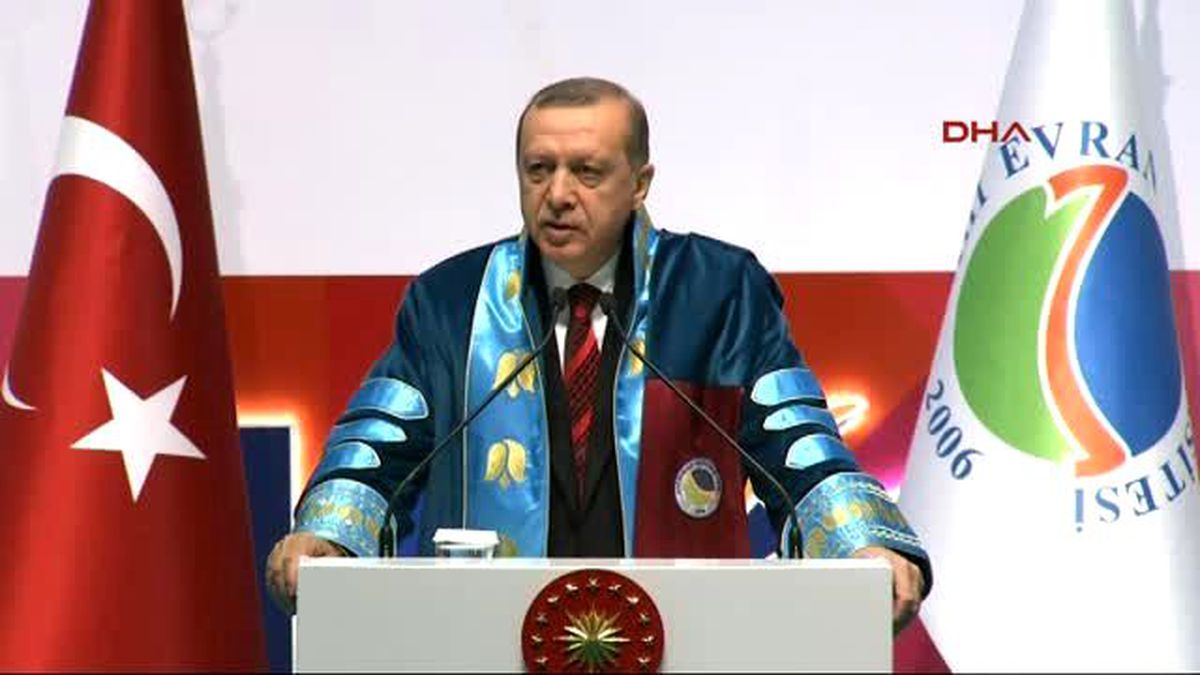 Kırşehir - Cumhurbaşkanı Erdoğan Ahi Evran Üniversitesi Fahri Doktora Tevcih Töreni\'nde Konuştu 1
