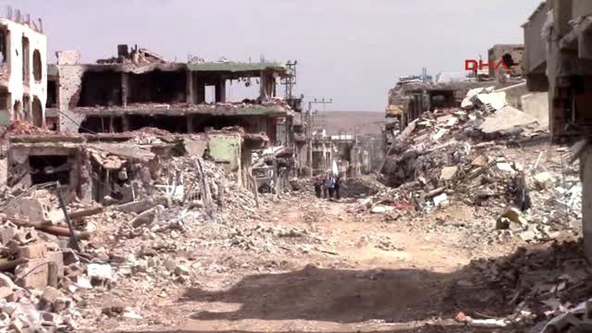 Mardin Nusaybin PKK\'lıların Teslim Olma Görüntüleri