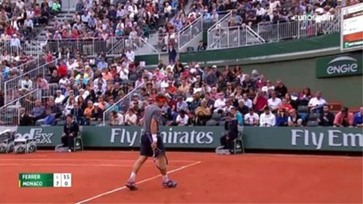 Roland Garros: David Ferrer - Juan Monaco (Özet)