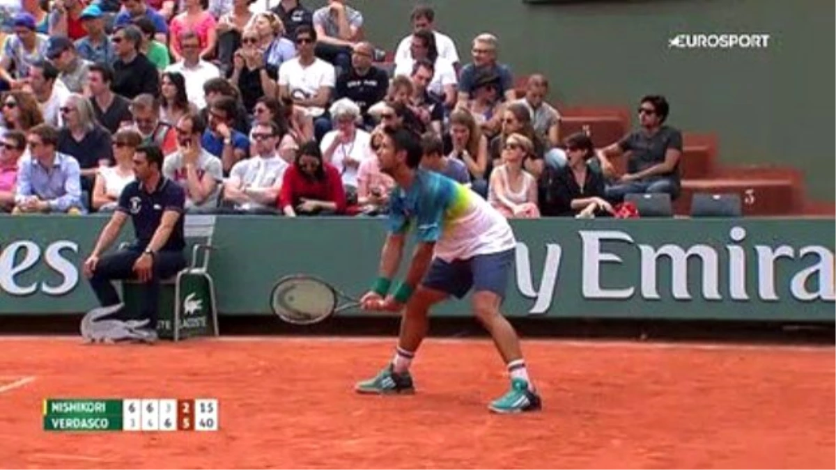 Roland Garros: Kei Nishikori - Fernando Verdasco (Özet)