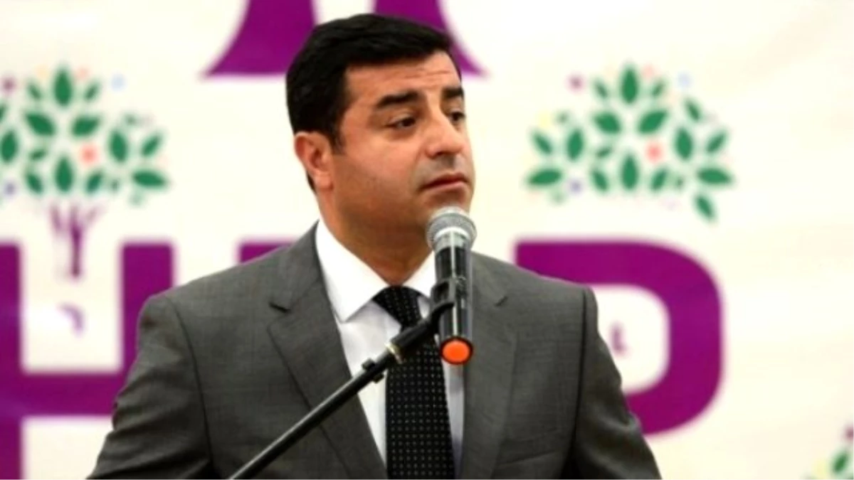 Demirtaş: Bizden Saksıda Yetişmiş, Sera Malı Kürt İstiyorlar