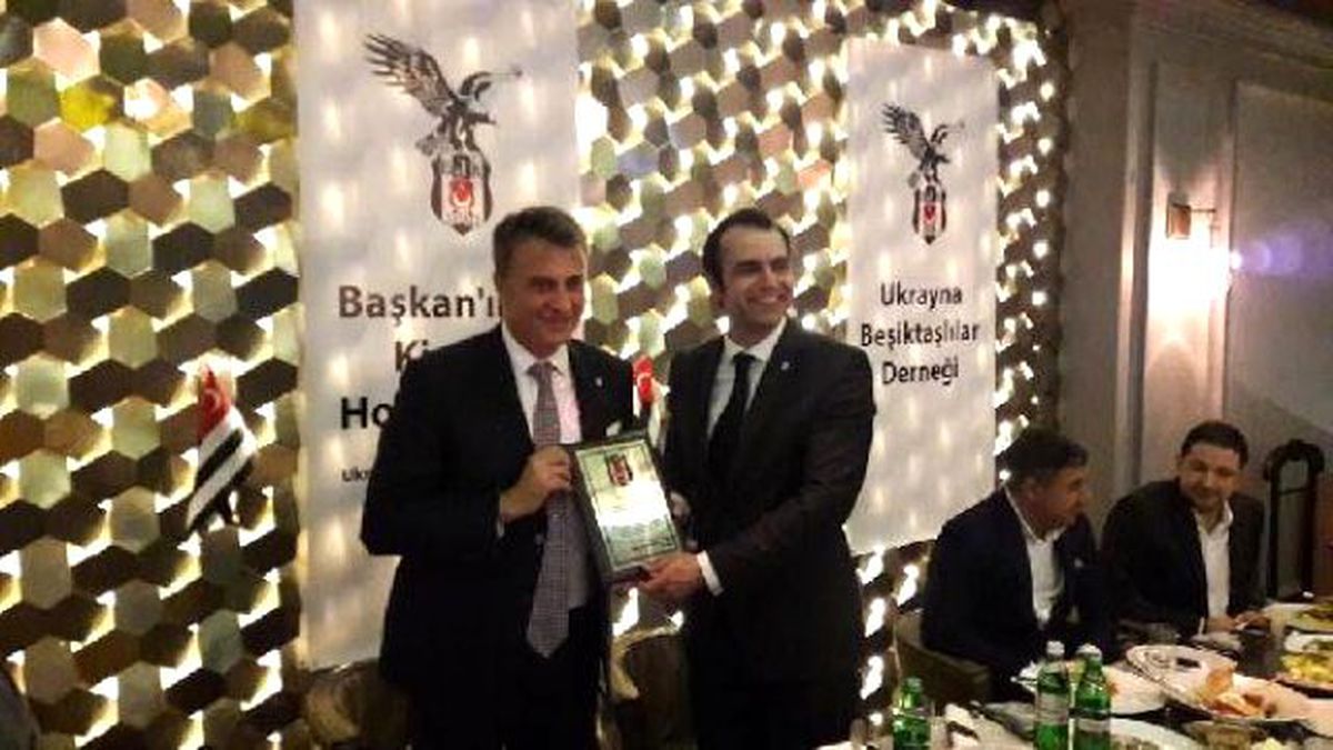 Fikret Orman, Ukrayna\'da Şampiyonluk Yemeğine Katıldı