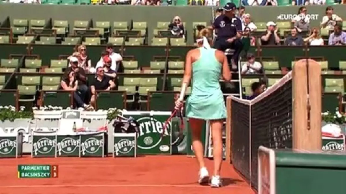 Roland Garros: Parmentier - Bacsinszky (Özet)