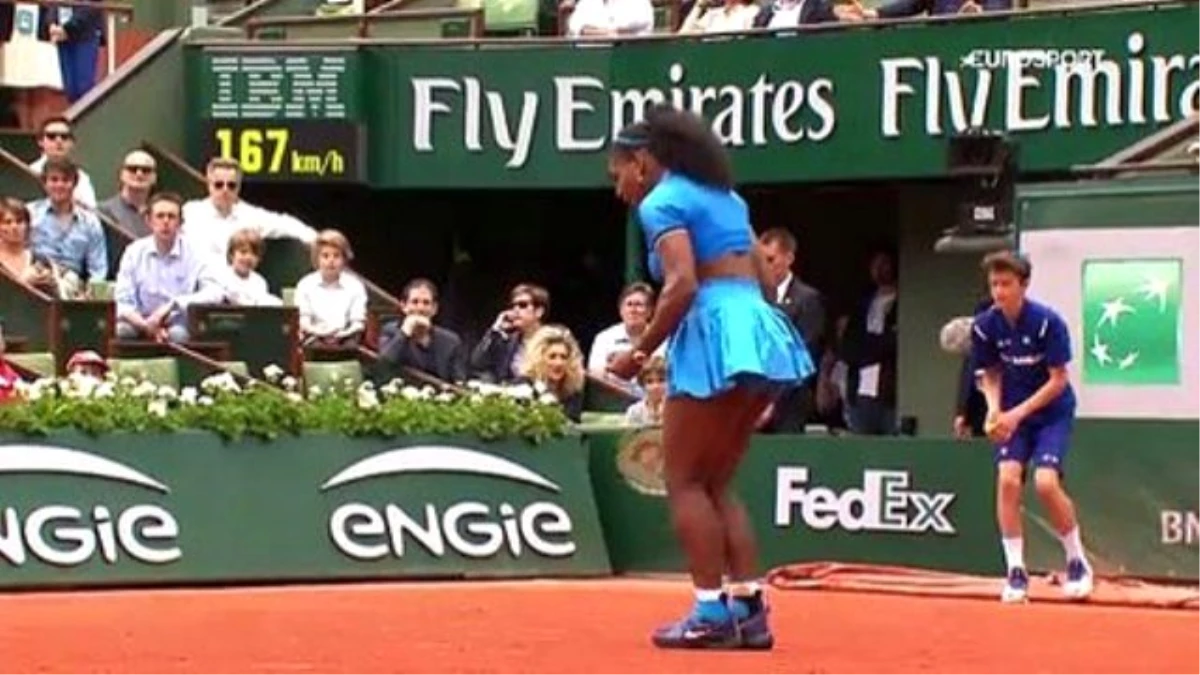 Roland Garros: Serena Williams - Kristina Mladenovic (Özet)
