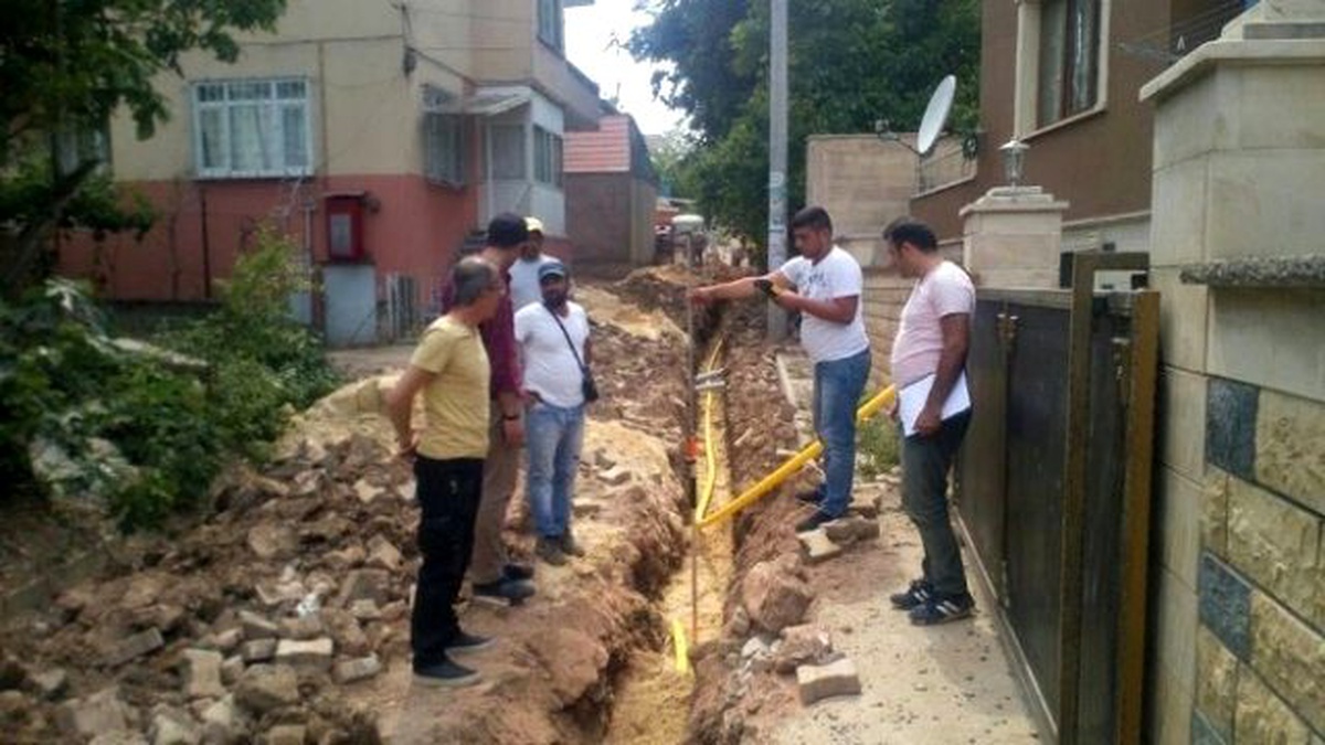 Çerkeşli\'de Doğalgaz Çalışmalarında Sona Doğru