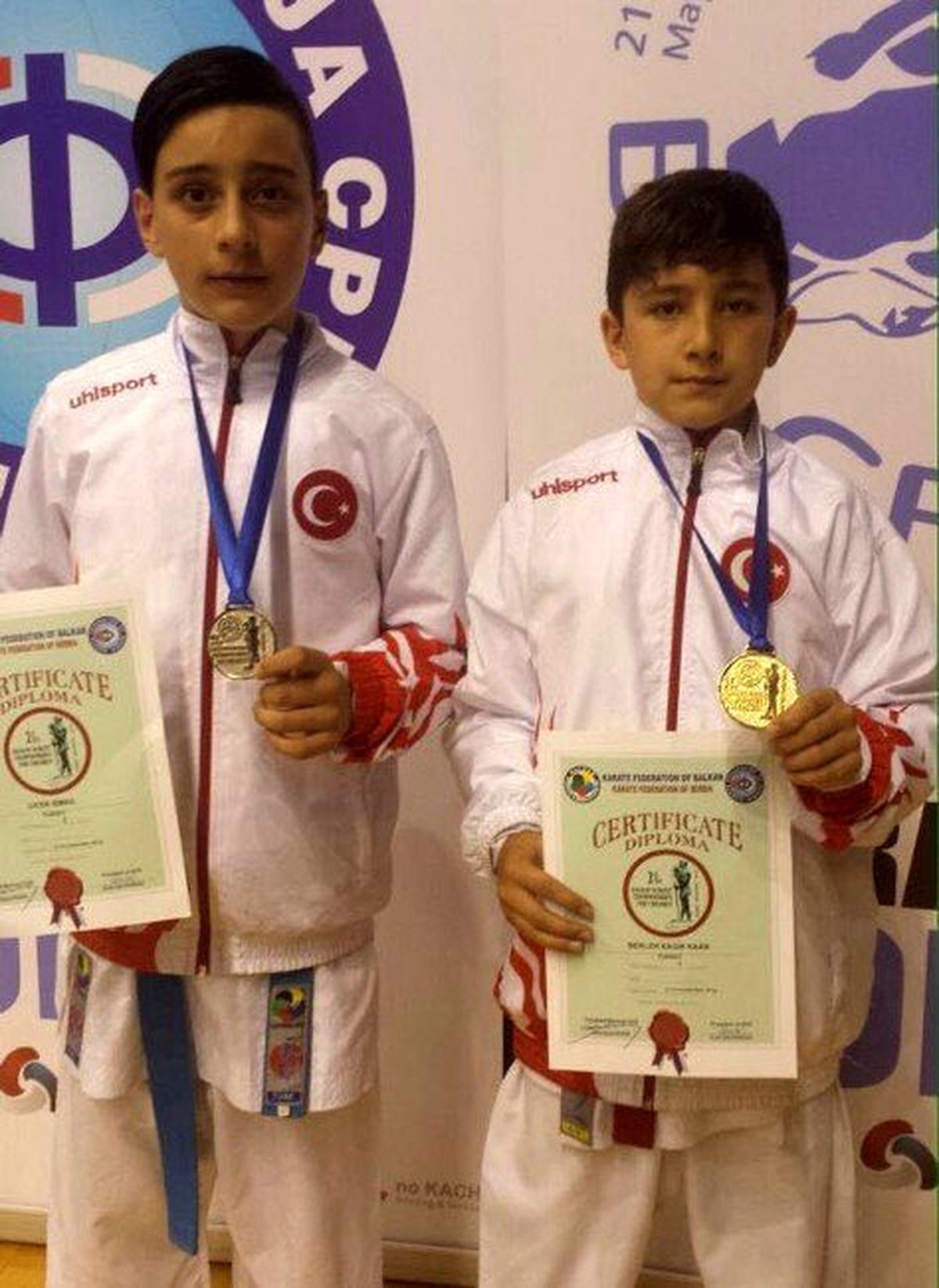 Kağıtsporlu Karateciler Sırbistan\'dan İki Derece ile Döndü