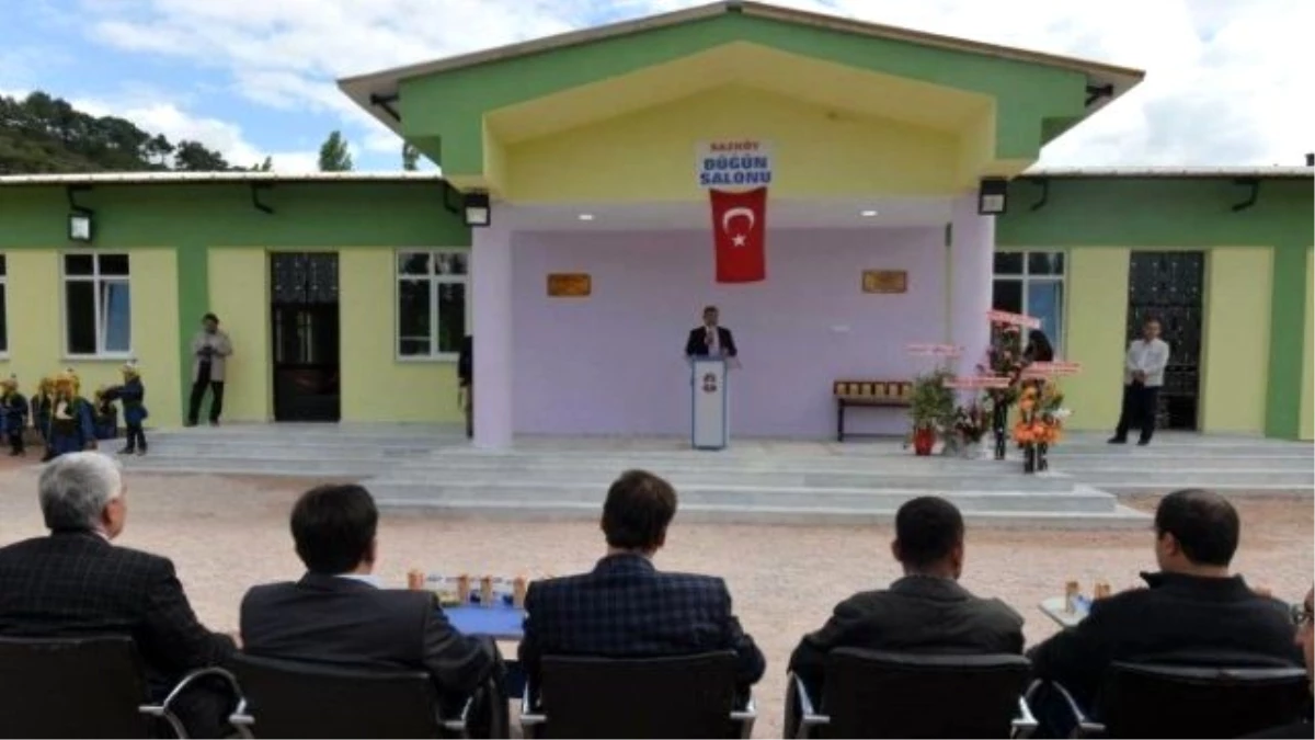 Sazköy Düğün Salonu Törenle Hizmete Açıldı