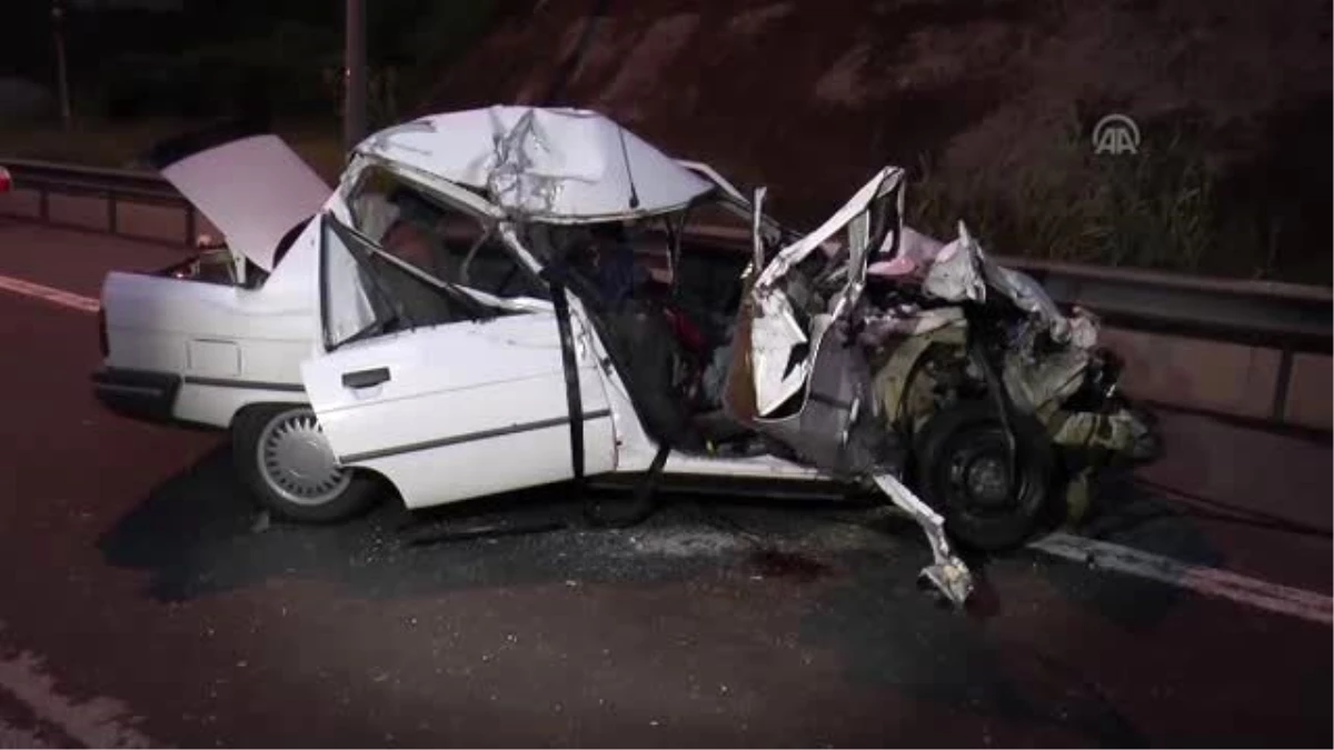 TEM Otoyolu\'nda Trafik Kazası: 1 Ölü, 2 Yaralı