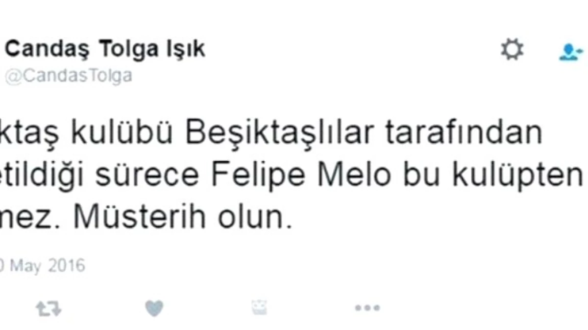 Beşiktaşlı Yönetici: Melo Bu Kulüpten İçeri Giremez