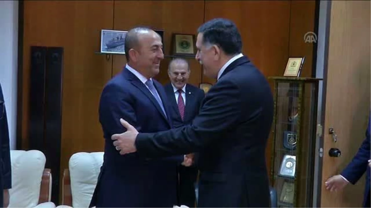 Çavuşoğlu, Başkanlık Konseyi Başkanı Al Sarraj ile Görüştü (2)