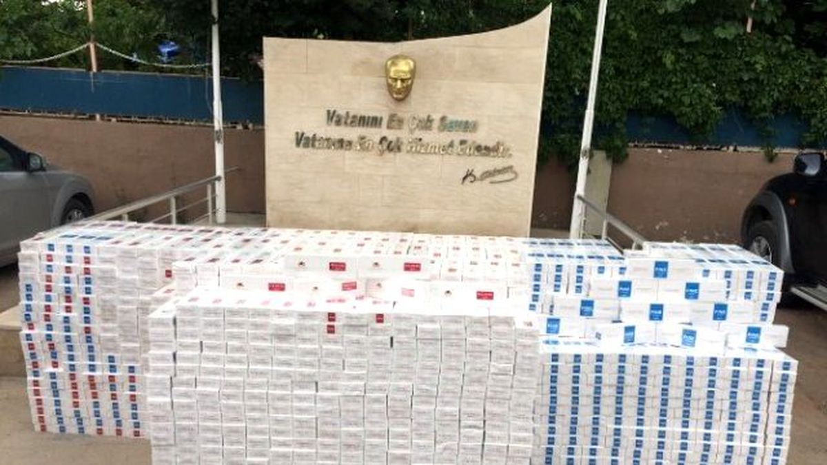 Batman\'da 29 Bin Paket Kaçak Sigara Ele Geçirildi