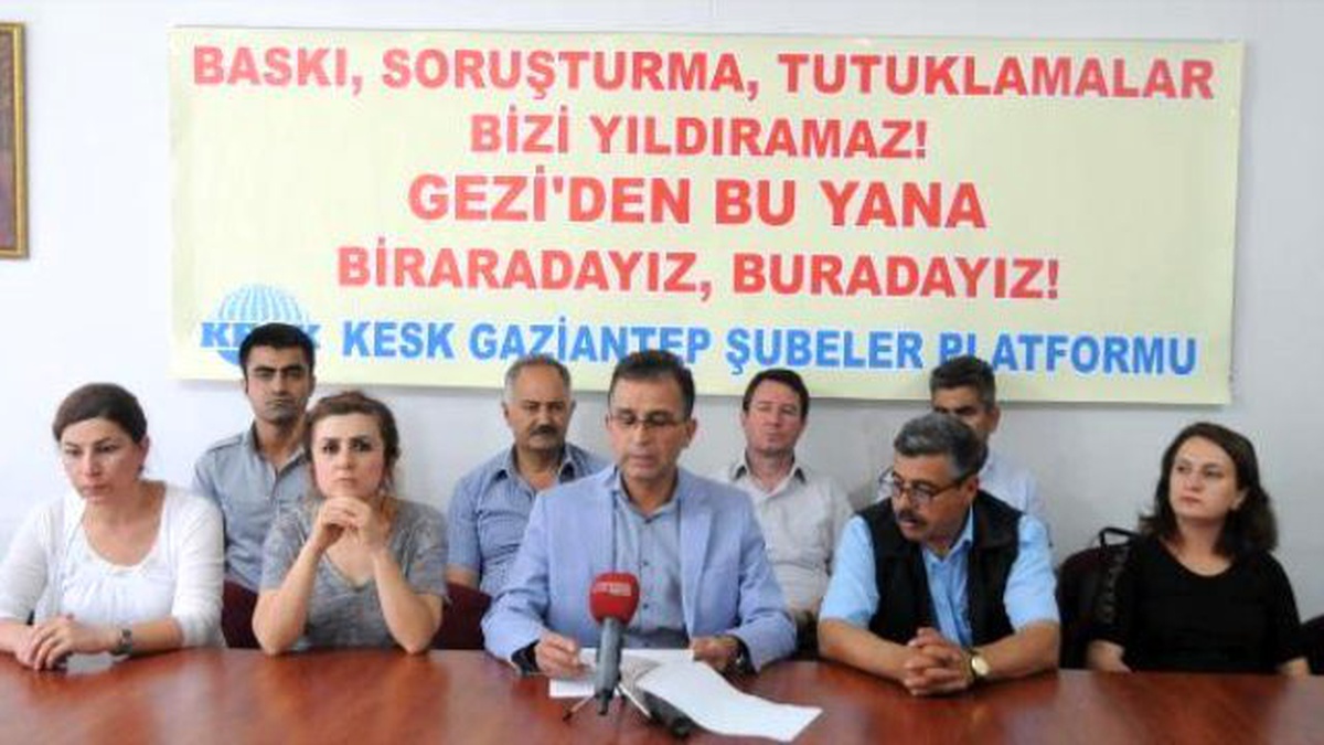 Eğitim-Sen Gaziantep Şube Başkanı Ersönmez: Gezi Yaşlanmayacak
